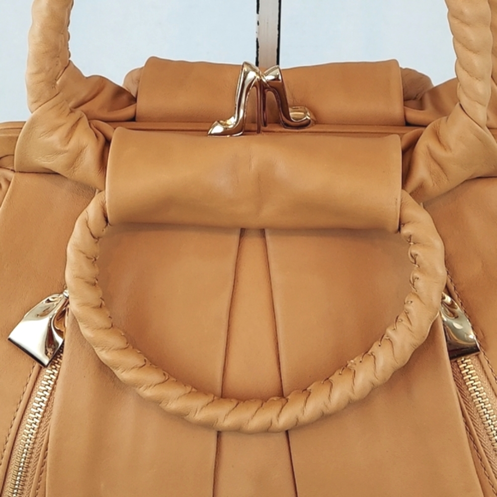 LIKE NEW! Christian Louboutin Loubette Shoulder Satchel Gorgeous! - Picture 6 of 13